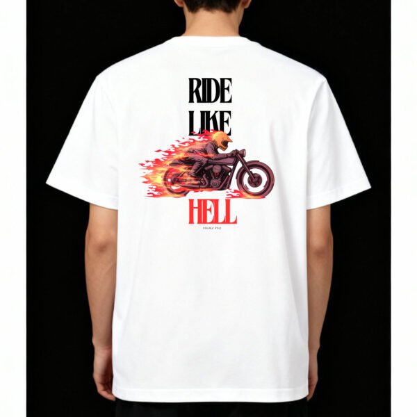 T-shirt "Ride like hell"