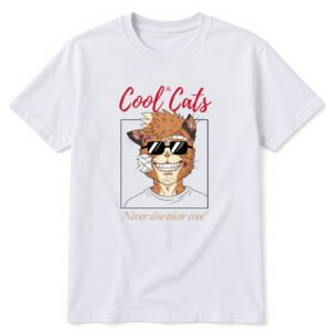 Template essaie t-shirt copie 2 T-shirt “The Cool Cats – Never Lose Their Cool”