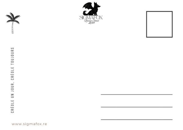 Réunion - 1 Carte postale "Bonjour de L’Entre-Deux"