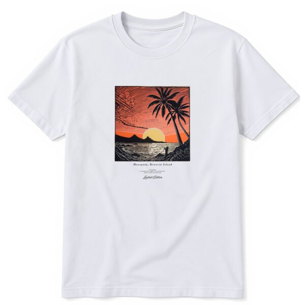 Clement3 T-shirt "Manapany Sunset - Clément Édition" Édition Limitée