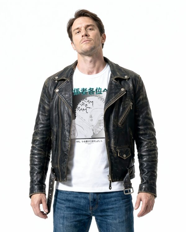 T-shirt "A qui de droit" Blue Japan