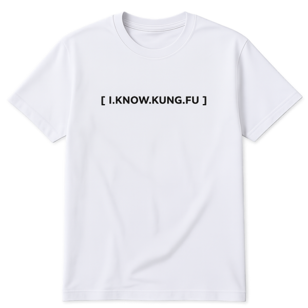 Matrix1 T-shirt « I Know Kung Fu » – Geek Is The New Black