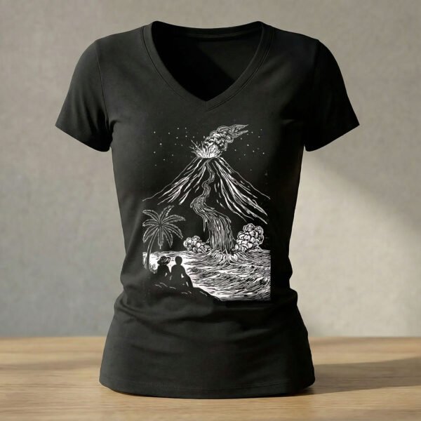 T-shirt Femme « Volcan » – CJTK × Sigma Fox