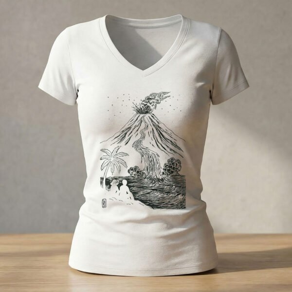 T-shirt Femme « Volcan » – CJTK × Sigma Fox